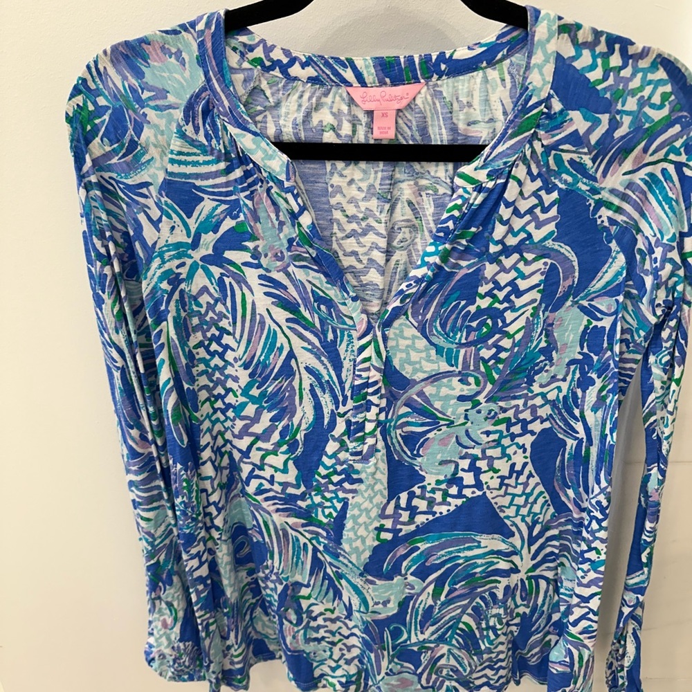 Lilly Pulitzer long sleeved top